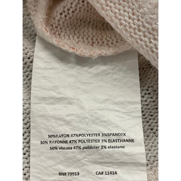 Motherhood Maternity peach and white sleeveless knit tank MED - Picture 3 of 8